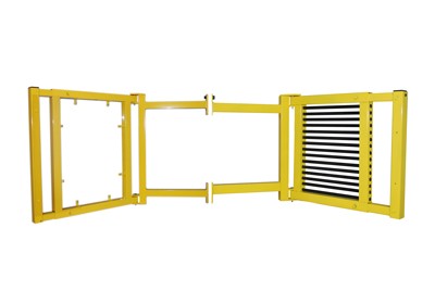Swing away side guards